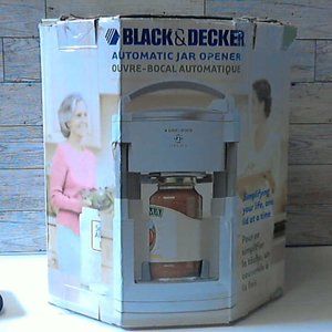 Black & Decker Lids Off Automatic Electric Jar Opener Model JW200 NEW